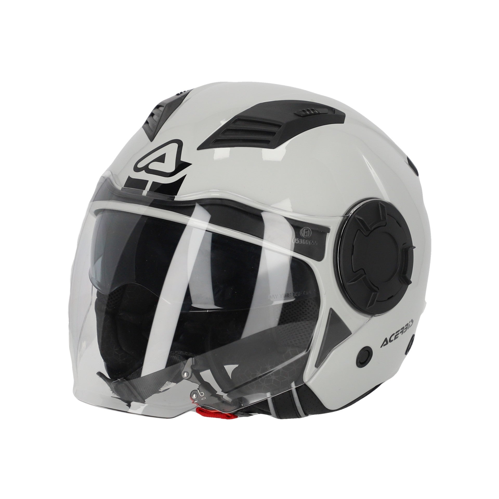 Casco Moto Jet ACERBIS VENTO Grigio Chiaro