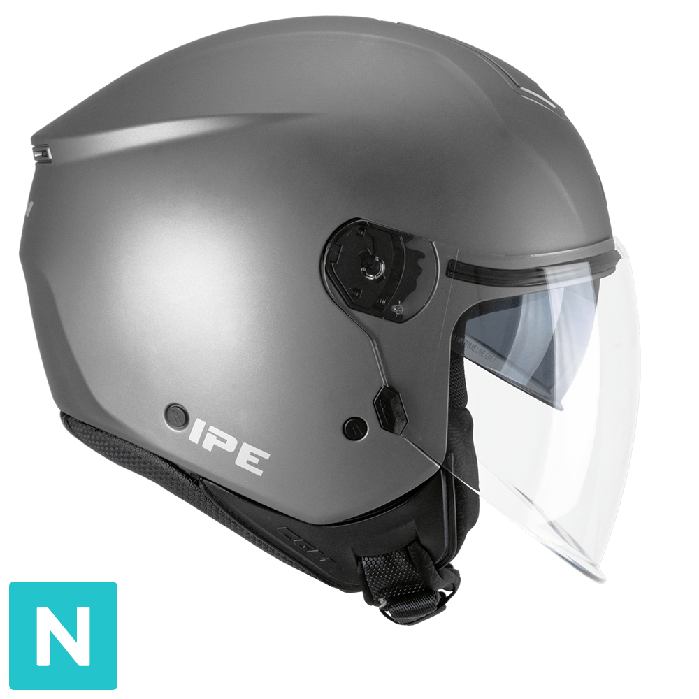 Casco Moto Jet CGM 126A IPE MONO Antracite Satinato