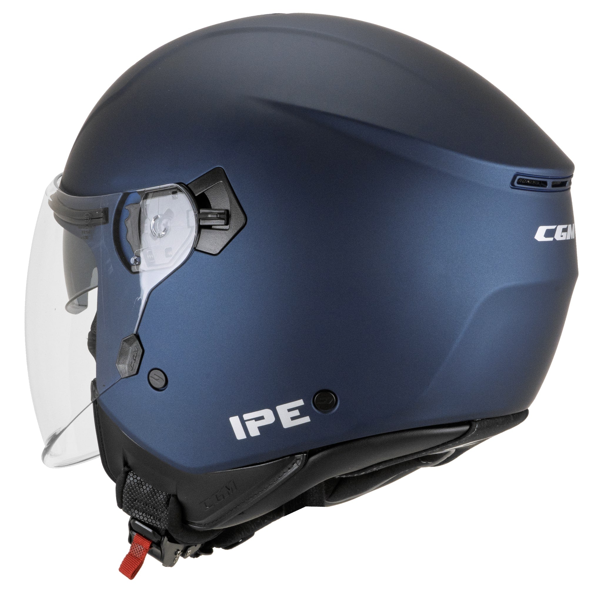Casco Moto Jet CGM 126A IPE MONO Blu Satinato