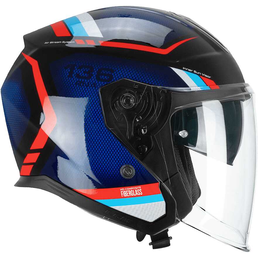 CGM 136M RNA FIBRA RIDE Nero Blu Rosso