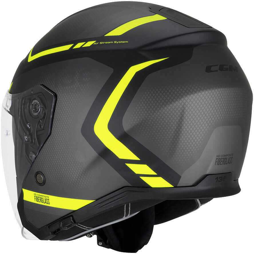 CGM 136M RNA FIBRA RIDE Nero Giallo Fluo Opaco