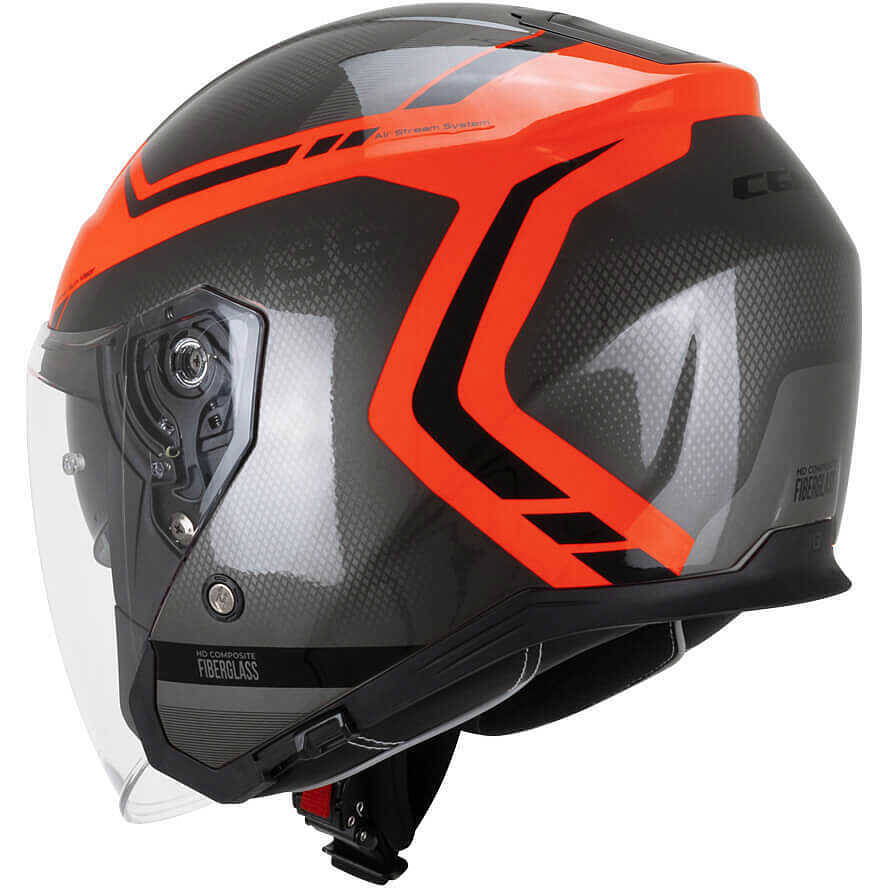 CGM 136M RNA FIBRA RIDE Nero Rosso Fluo