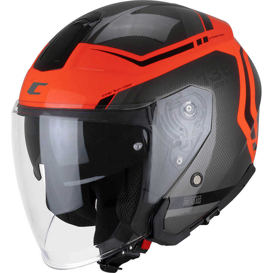 CGM 136M RNA FIBRA RIDE Nero Rosso Fluo