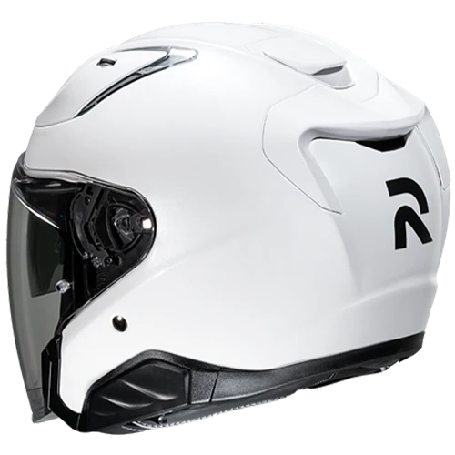 Casco Moto Jet HJC RPHA 31 SOLID PEARL WHITE Bianco Lucido