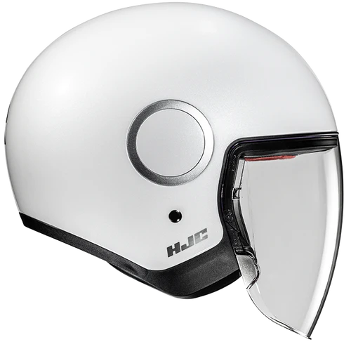 Casco Moto Jet HJC RPHA 40 PEARL WHITE Bianco Lucido
