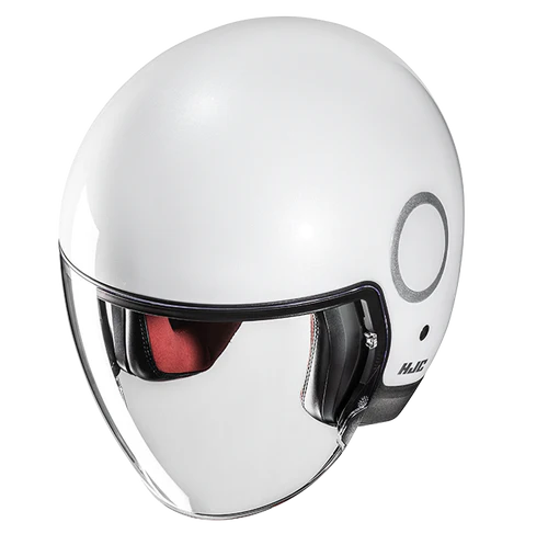 Casco Moto Jet HJC RPHA 40 PEARL WHITE Bianco Lucido