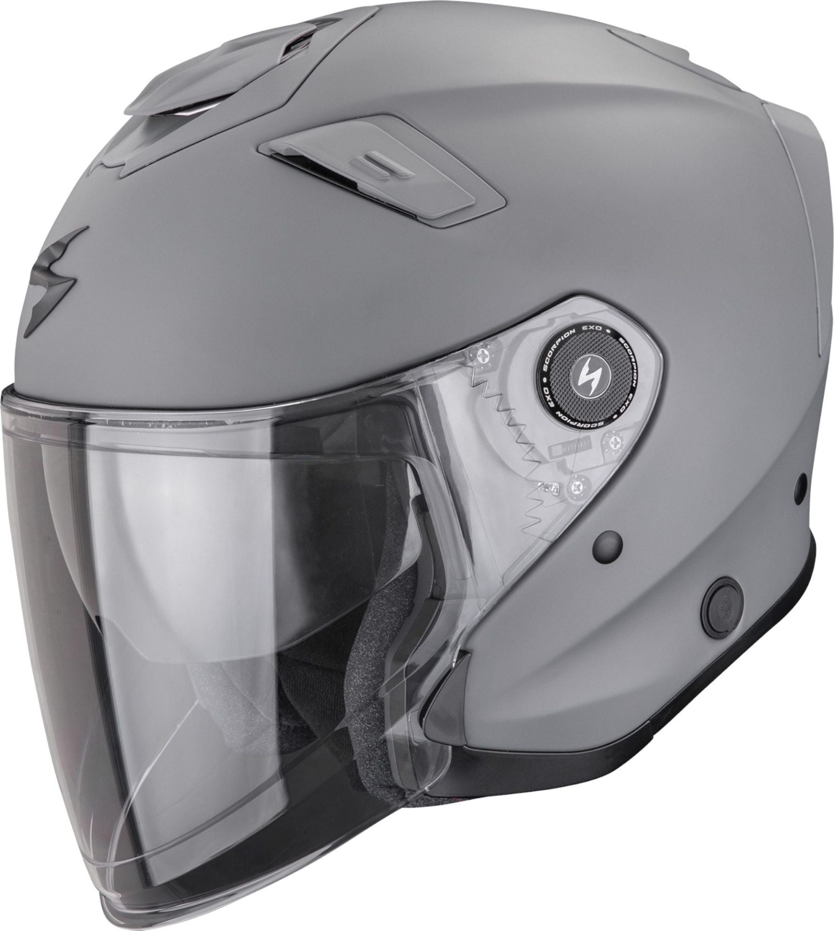 Casco Moto Jet SCORPION EXO-GT JET Grigio Cemento Opaco