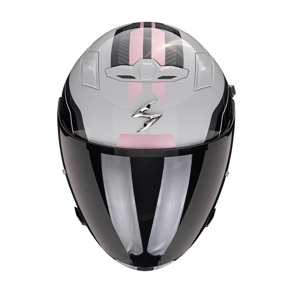 Casco Moto Jet SCORPION EXO 230 HIPE Grigio Rosa