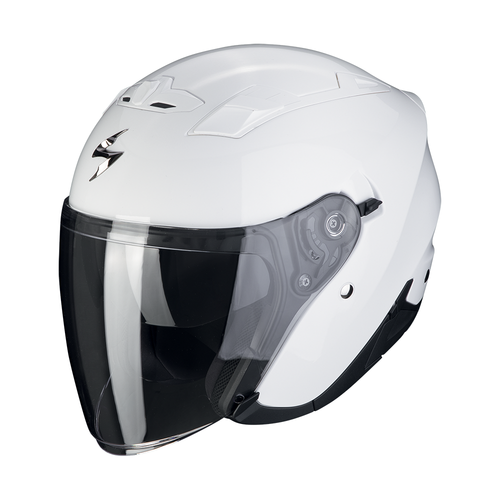 Casco Moto Jet SCORPION EXO 230 Solid Bianco Lucido