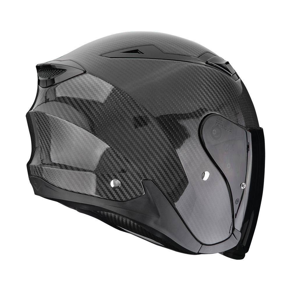 Casco Moto Jet SCORPION EXO Z1 CARBON SOLID Nero Lucido