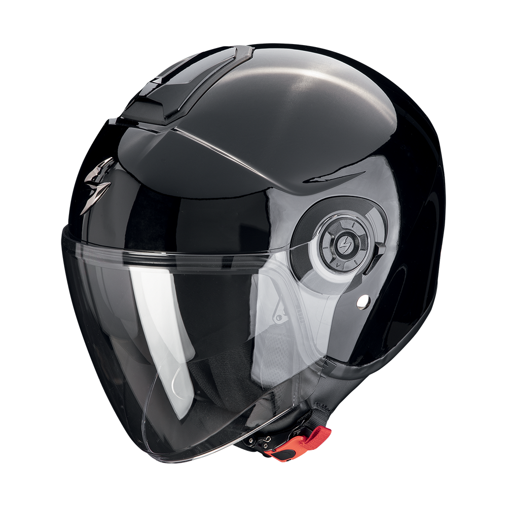 Casco Moto Jet Scorpion EXO CITY 2 SOLID Nero Lucido