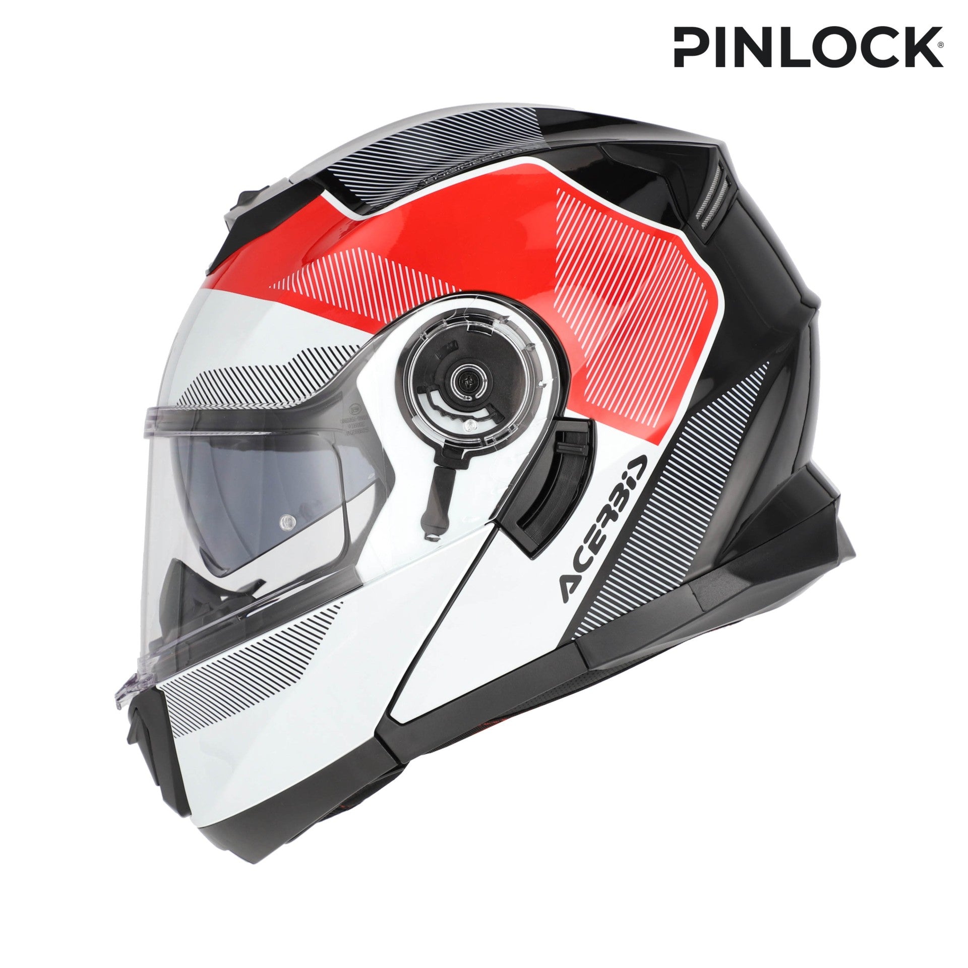Casco Moto Modulare ACERBIS SEREL 2206 Bianco Rosso