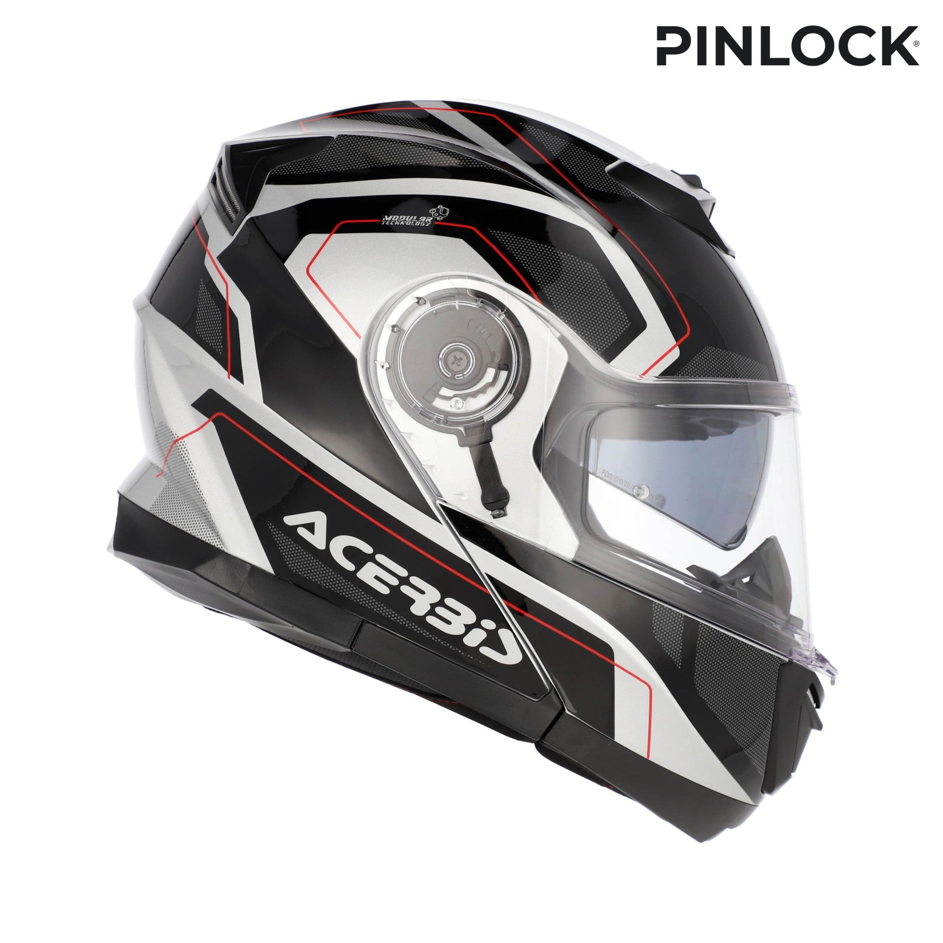 Casco Moto Modulare ACERBIS SEREL 2206 Nero Argento