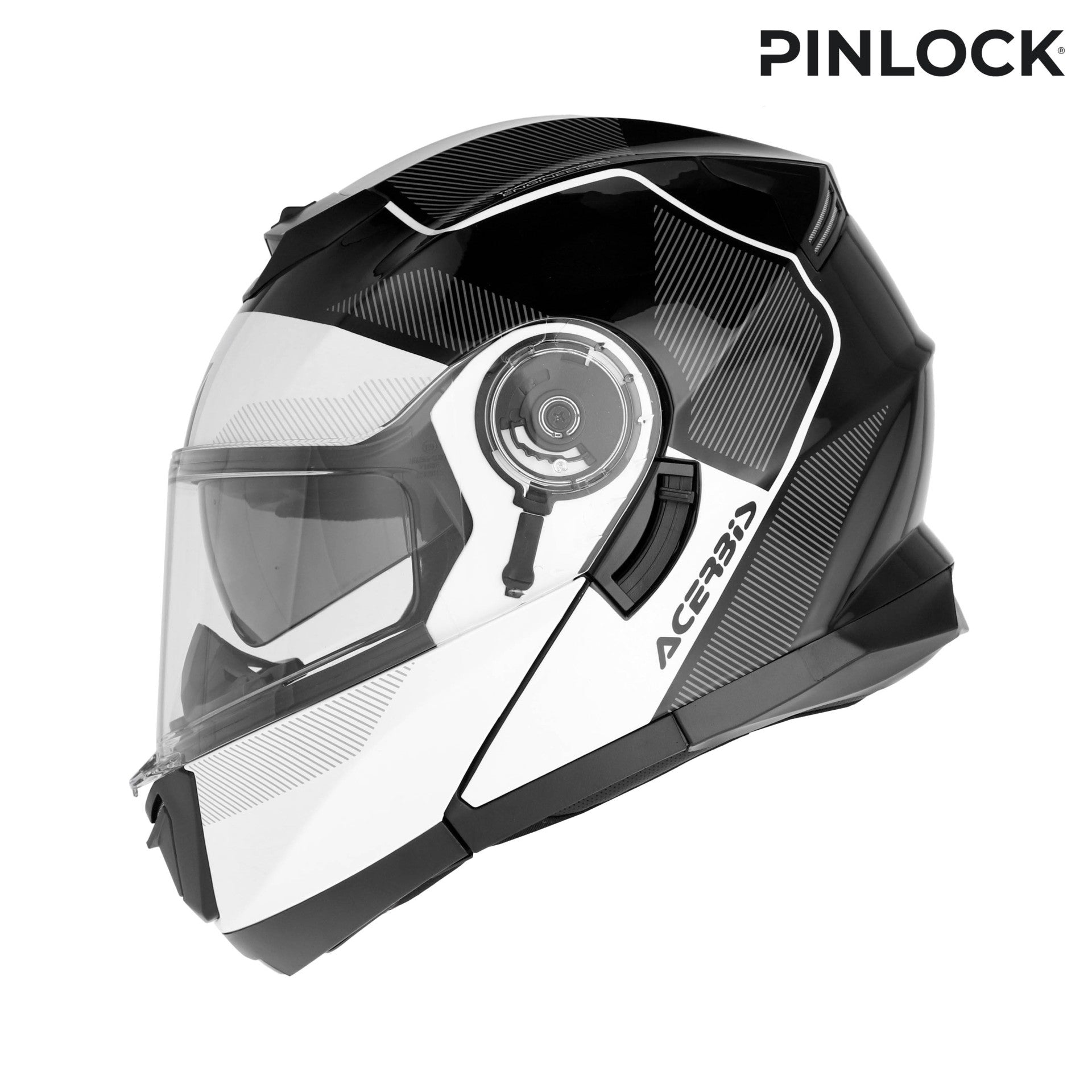 Casco Moto Modulare ACERBIS SEREL 2206 Nero Bianco