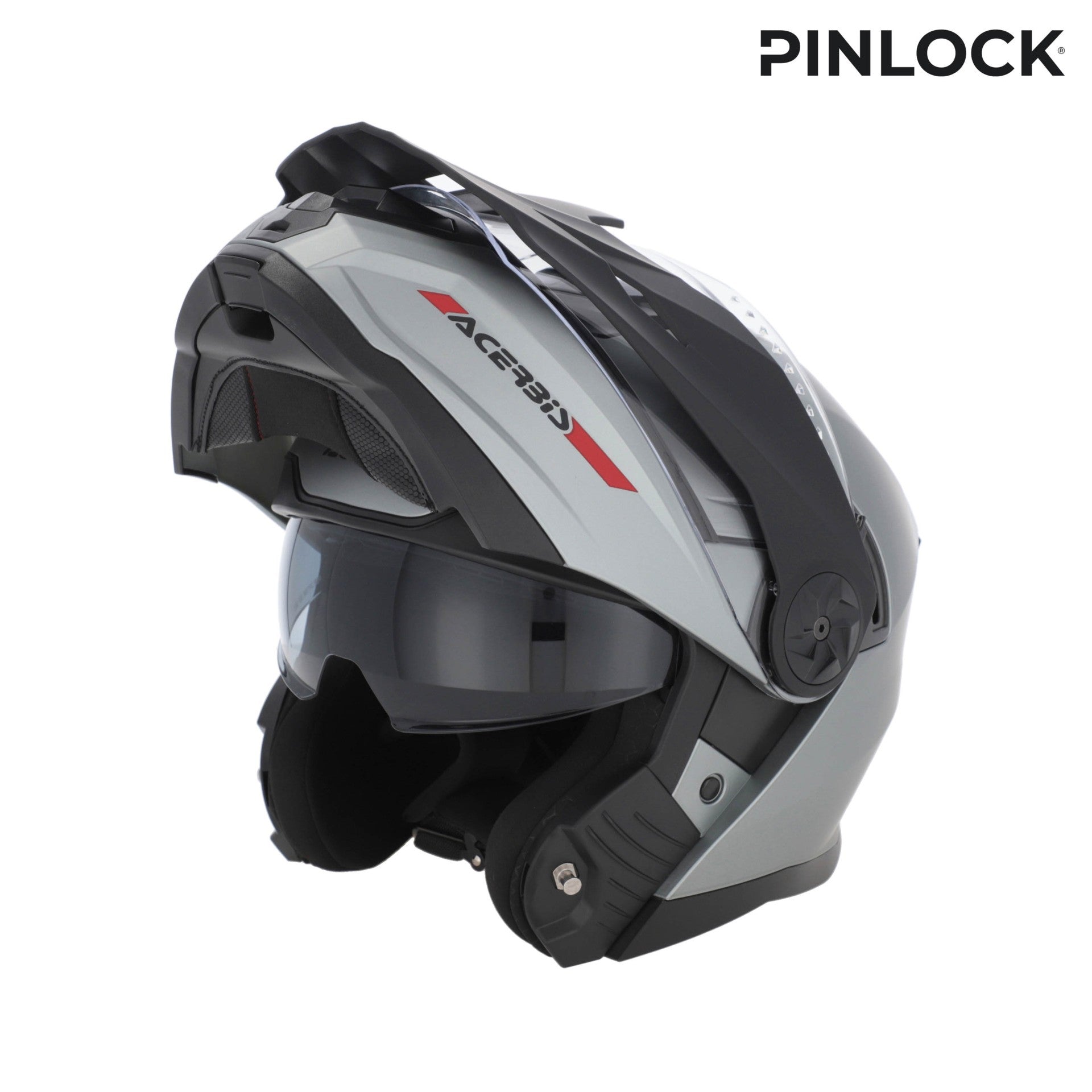 Casco Moto Modulare Adventure ACERBIS RIDER Grigio