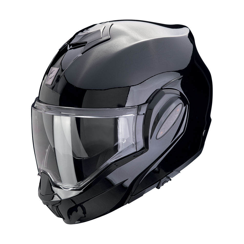 Casco Moto Modulare Flip-Back SCORPION EXO TECH EVO PRO SOLID Nero Metal