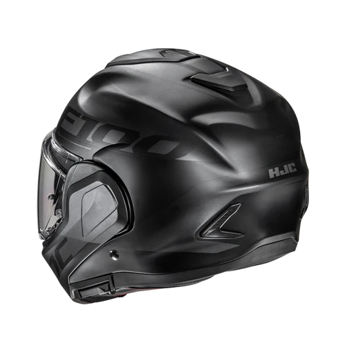 Casco Moto Modulare HJC F100 HETAL MC5SF Nero Antracite Opaco
