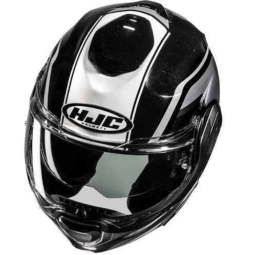 Casco Moto Modulare HJC F100 REFF MC21 Nero Antracite Bianco Rosso Blu