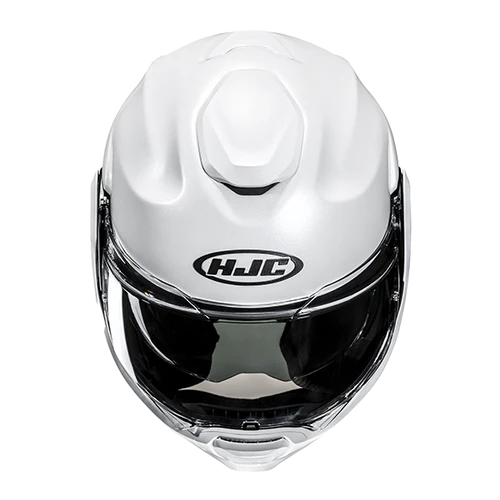 Casco Moto Modulare HJC F100 SOLID PEARL WHITE Bianco Perla Lucido