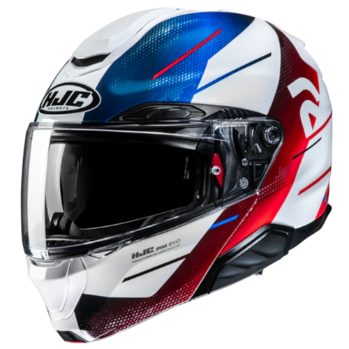 Casco Moto Modulare HJC RPHA 91 BLAT MC21 Bianco Rosso Blu Lucido
