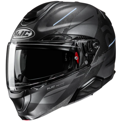 Casco Moto Modulare HJC RPHA 91 BLAT MC5SF Nero Titanio Opaco