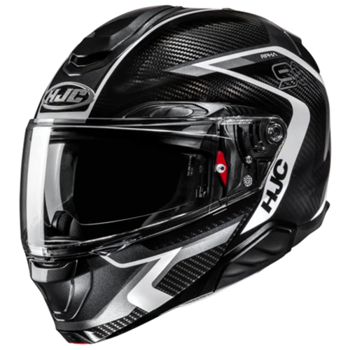 Casco Moto Modulare HJC RPHA 91 CARBON LAGOS MC5 Nero Argento Lucido
