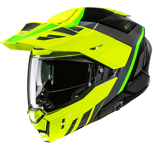 Casco Moto Modulare HJC i80 IMES MC3H Giallo Fluo Verde Nero Lucido