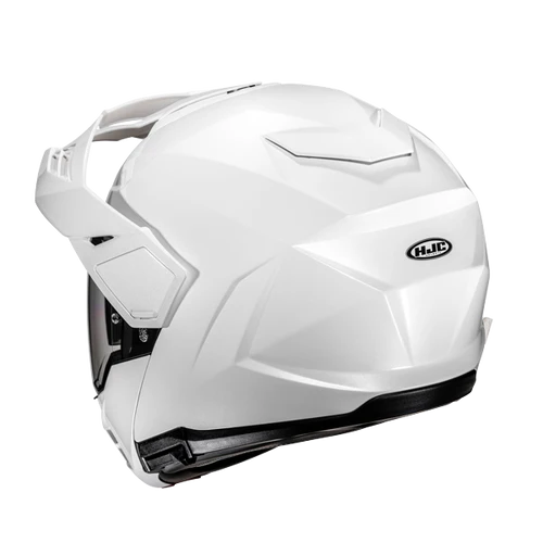 Casco Moto Modulare HJC i80 SOLID PEARL WHITE Bianco Lucido