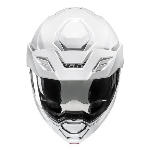 Casco Moto Modulare HJC i80 SOLID PEARL WHITE Bianco Lucido