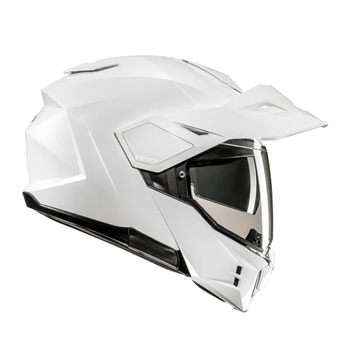 Casco Moto Modulare HJC i80 SOLID PEARL WHITE Bianco Lucido