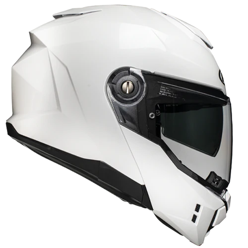 Casco Moto Modulare HJC i80 SOLID PEARL WHITE Bianco Lucido