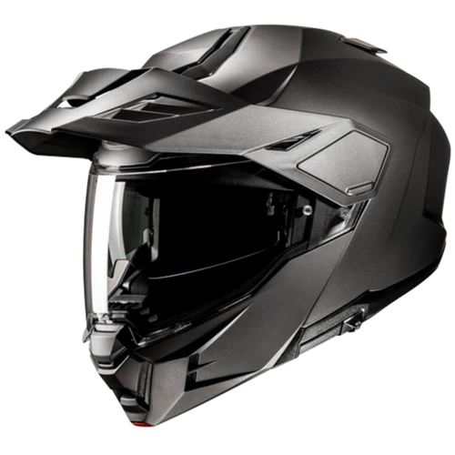Casco Moto Modulare HJC i80 SOLID SEMI FLAT TITANIUM Titanio Opaco