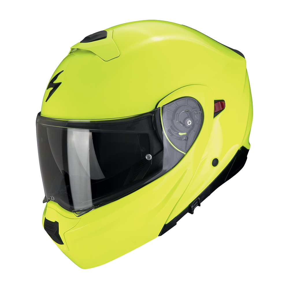 Casco Moto Modulare SCORPION EXO 930 EVO SOLID Giallo Neon