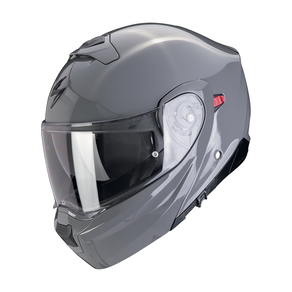 Casco Moto Modulare SCORPION EXO 930 EVO SOLID Grigio Cemento