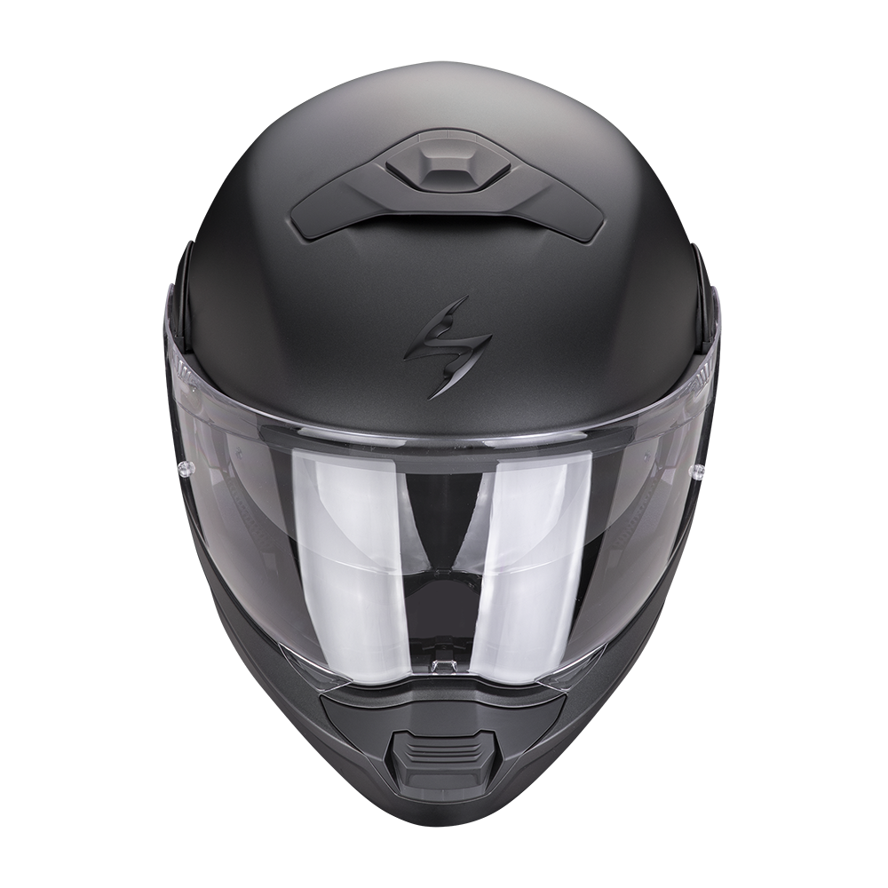 Casco Moto Modulare SCORPION EXO 930 EVO SOLID Nero Perla Opaco