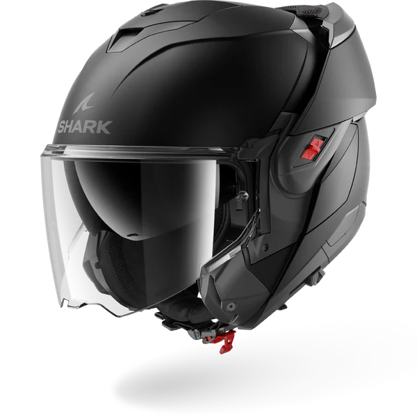 Casco Moto Modulare SHARK OXO Reversibile Nero Opaco
