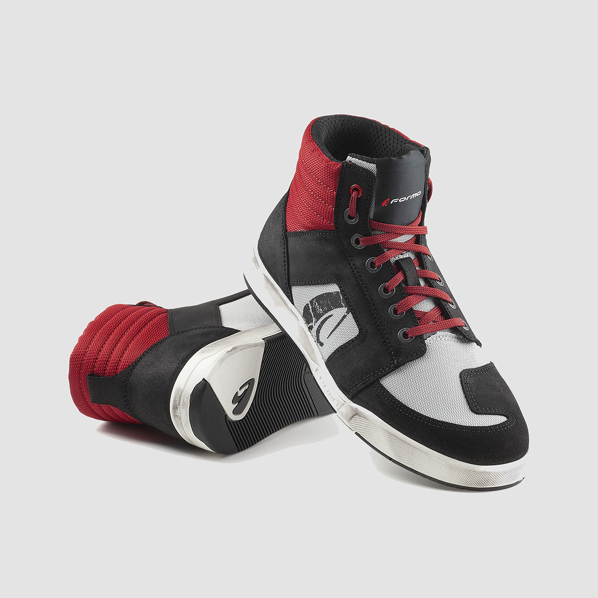 Forma Boots GROUND DRY Chicago Nero Grigio Rosso