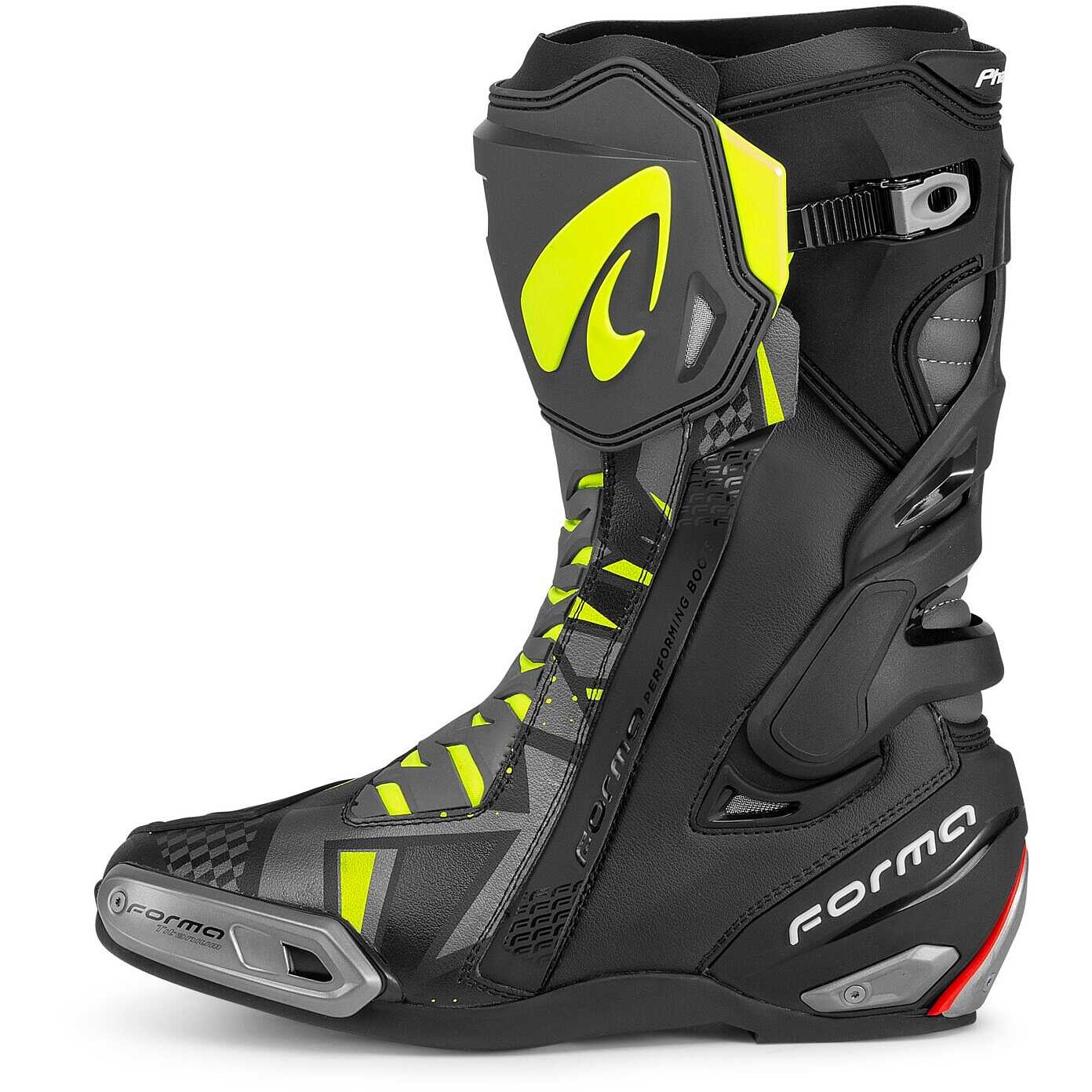 Forma Boots PHANTOM Nero Grigio Giallo Fluo