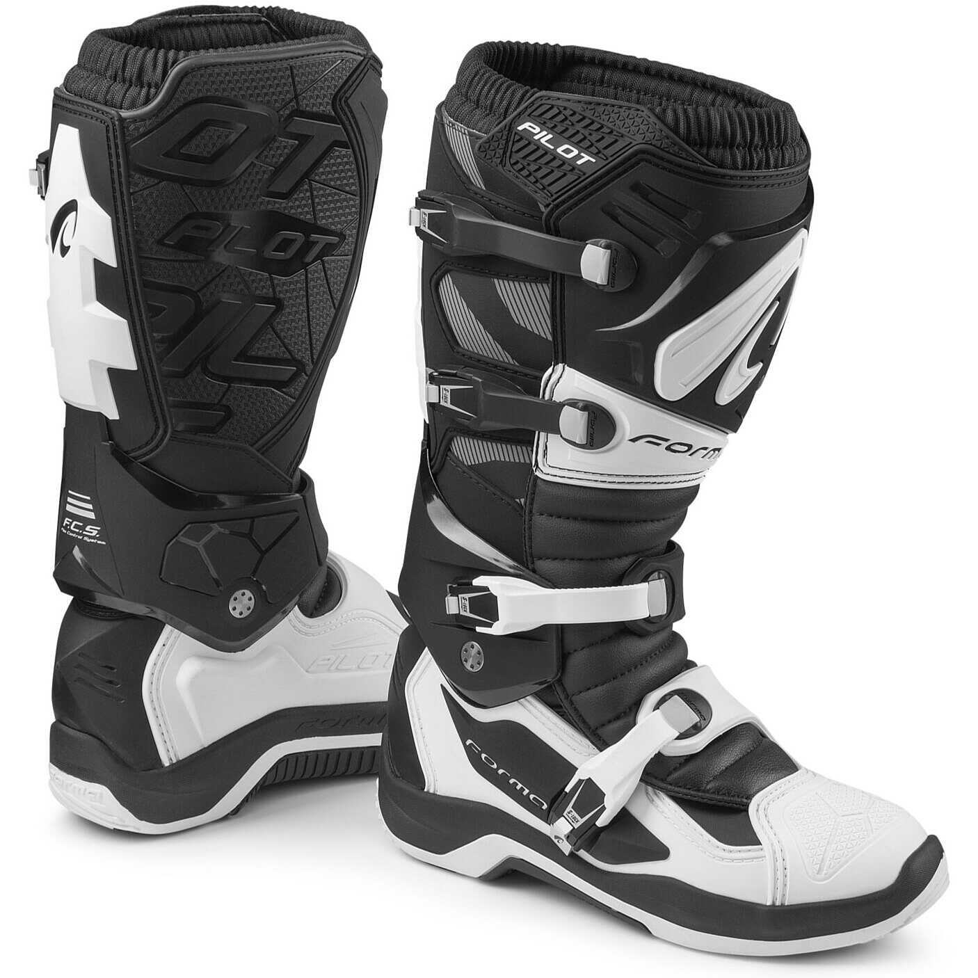 Forma Boots PILOT Nero Bianco