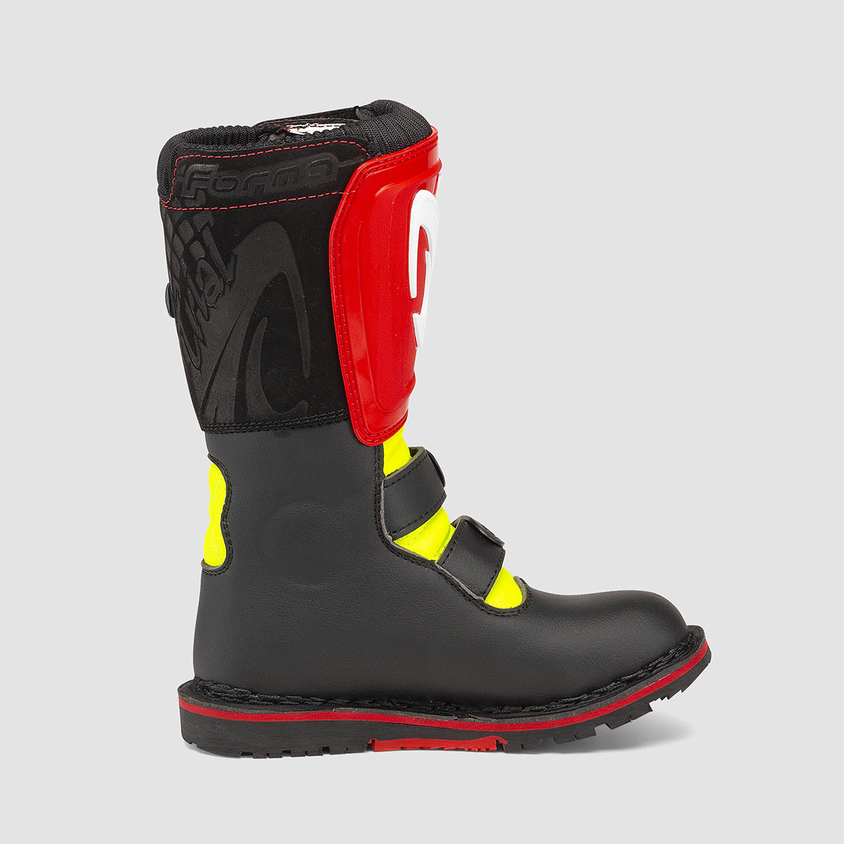 Forma Boots ROCK Nero Rosso Giallo Fluo