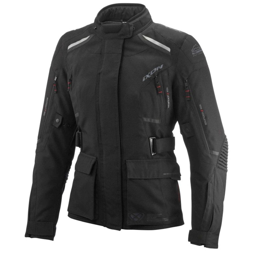 Giacca Moto Donna IXON MIDGARD LADY Nero