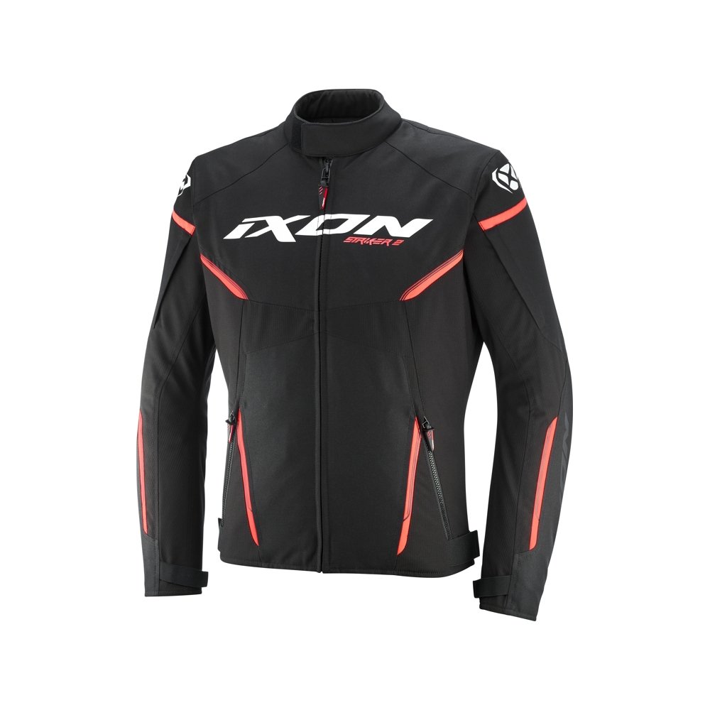 Giacca Moto IXON STRIKER 2 Invernale In Tessuto Nero Rosso