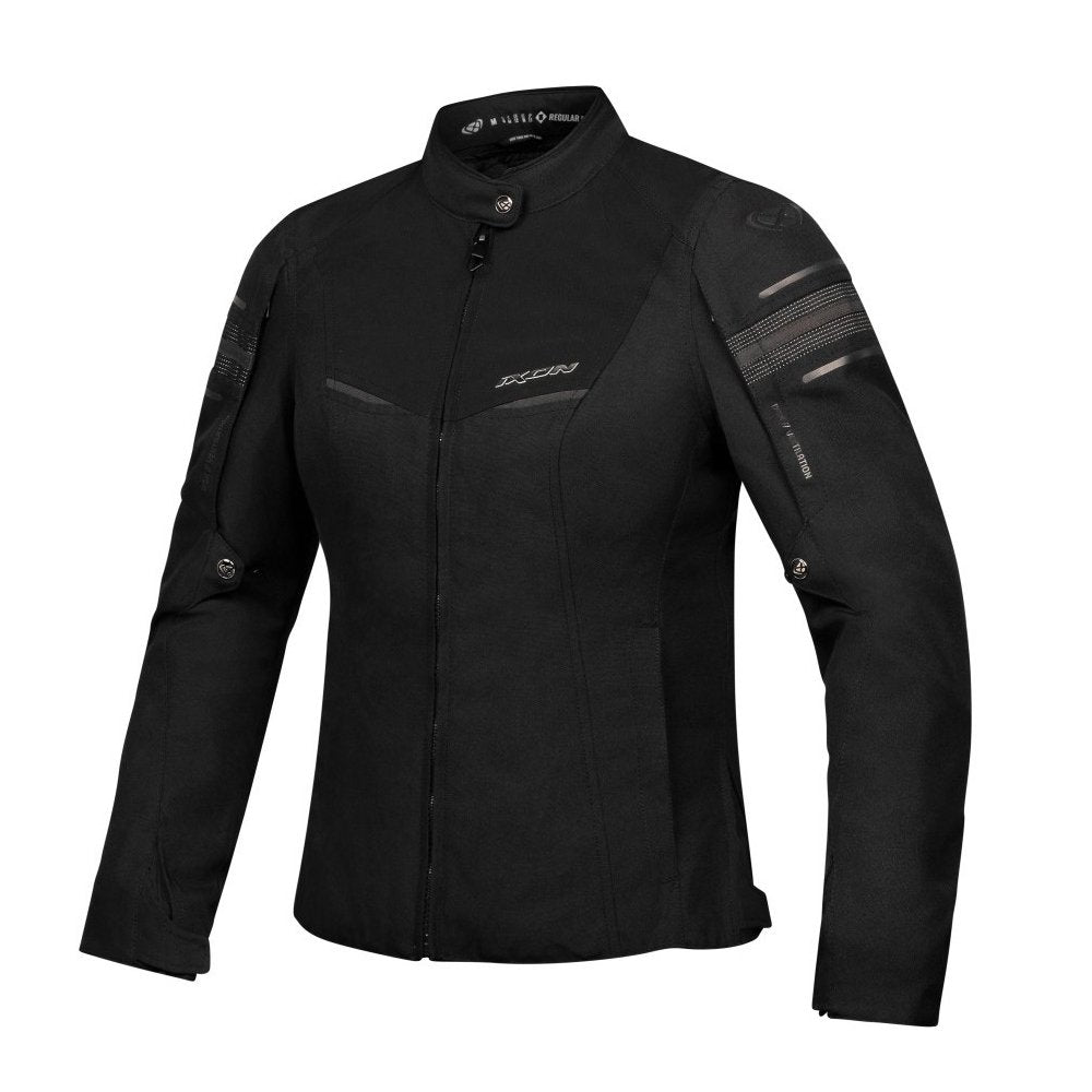 Giubbotto Moto Donna Invernale IXON WILANA Nero Bianco