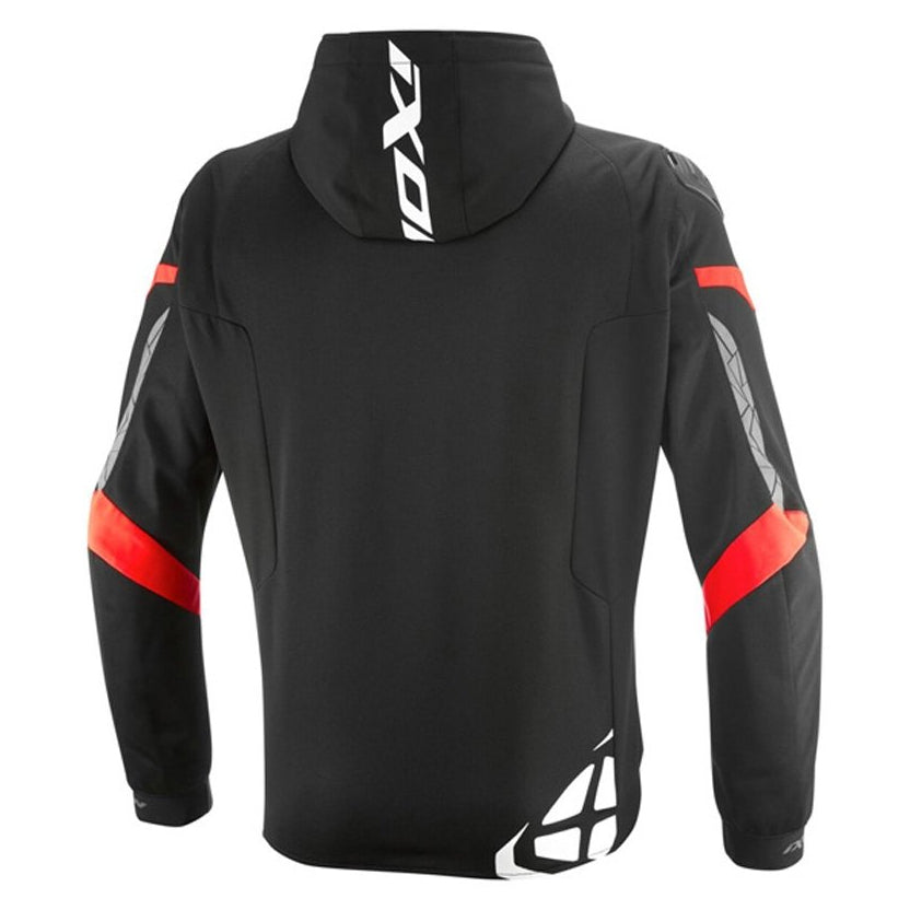 ilricambiomoto-Giubbotto Moto Estivo IXON PULSION AIR Nero Bianco Rosso AA