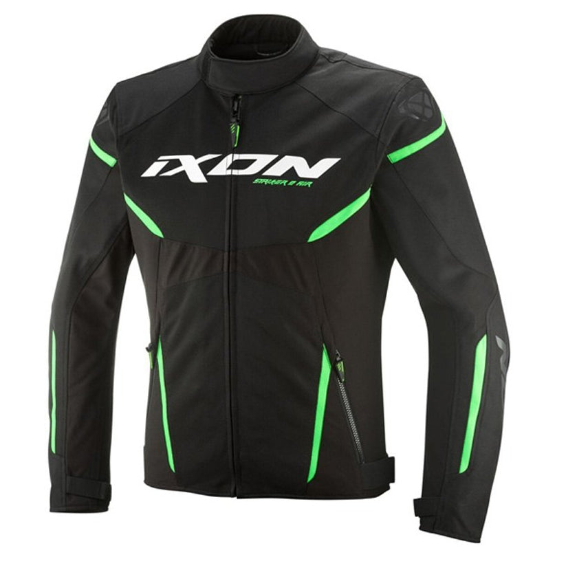 Giubbotto Moto Estivo Ixon STRIKER 2 AIR WP Nero Verde