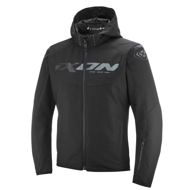 Giubbotto Moto IXON FIERCE WP In Tessuto Nero Invernale