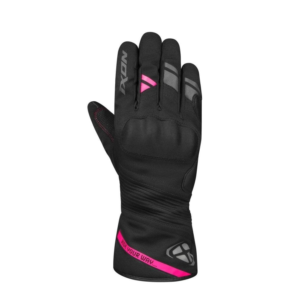 Guanti Moto Invernali Donna IXON PRO MIDGARD Lady Nero Fucsia