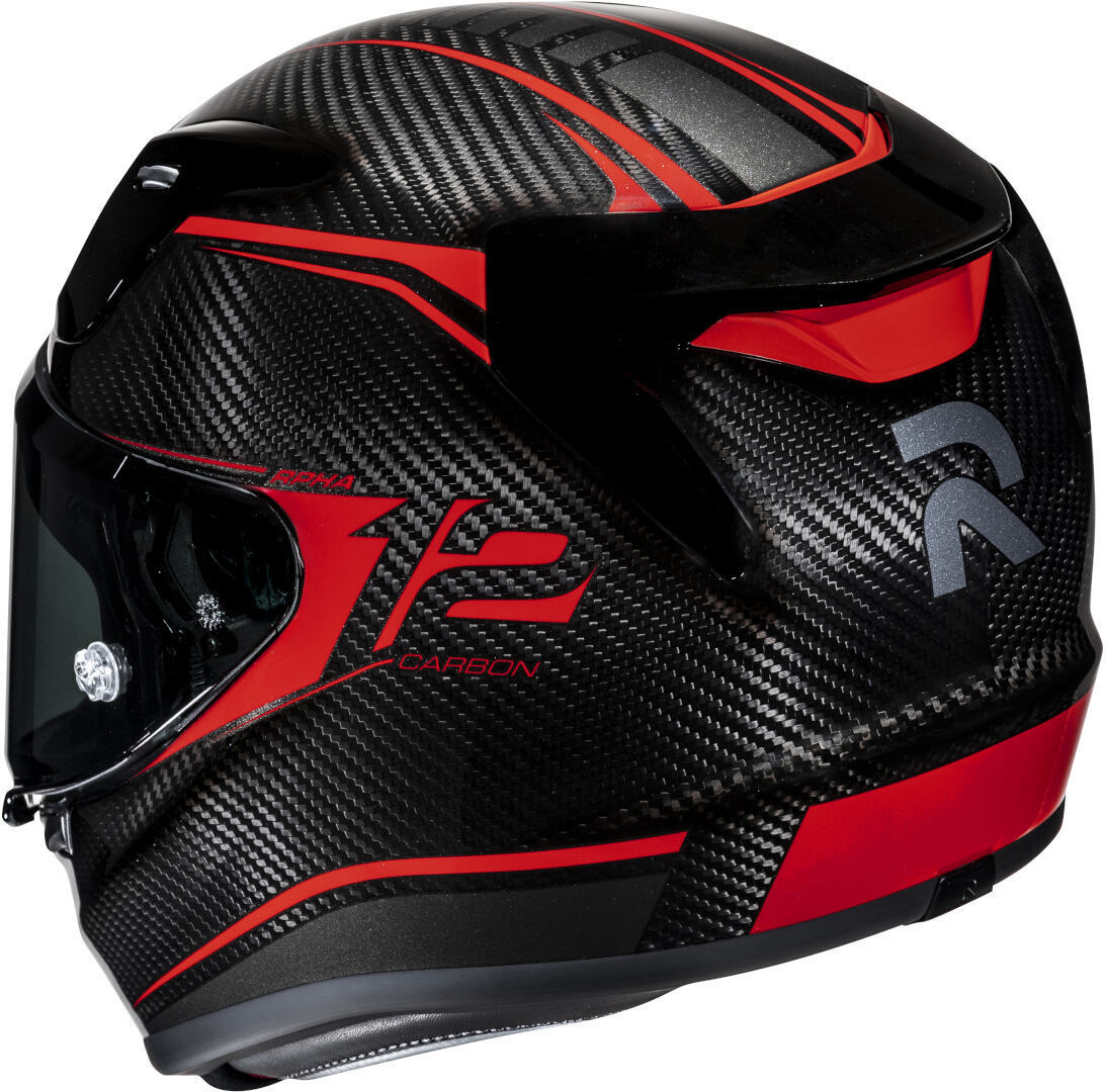 HJC RPHA 12 Carbon Keres MC1 Nero Rosso