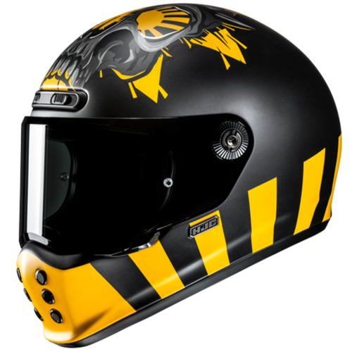 Hjc V10 CRANIA MC3SF Nero Opaco Giallo