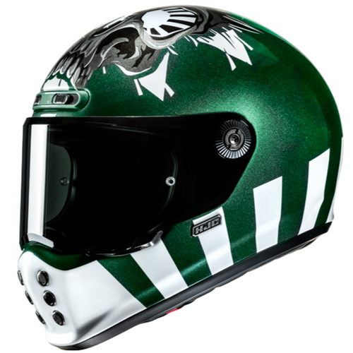 Hjc V10 CRANIA MC4 Verde Metallizzato